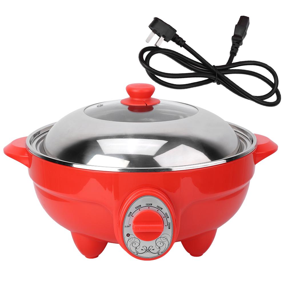 220V Electric cooker 6L Capacity Multi-purpose Electric pot support Fried Steak Fish Hotpot Multi Cooker kitchen Tools