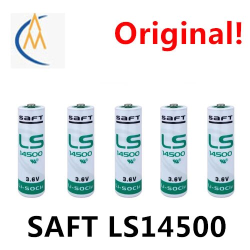 5Pcs Saft Lithium Batterij LS14500 3.6V Plc Industriële Control Servo Absolute Waarde Encoder Patrol 5 Aa Lithium Gemaakt in Frankrijk