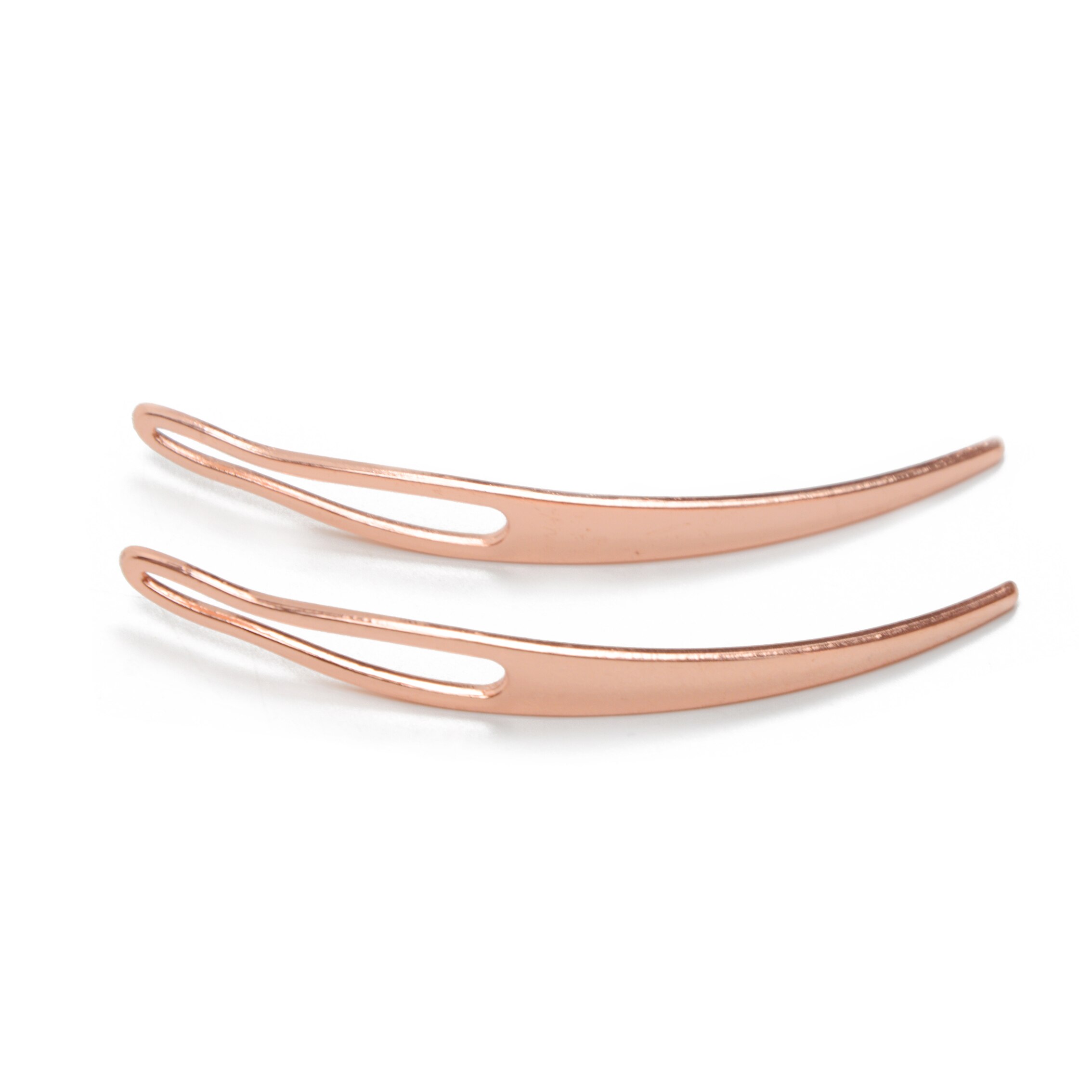 2 pcs Dreadlocks Interlocking Needles Crochet Wig Needle Curved Hair Needle for Making Wigs Hair Interlocking Tools