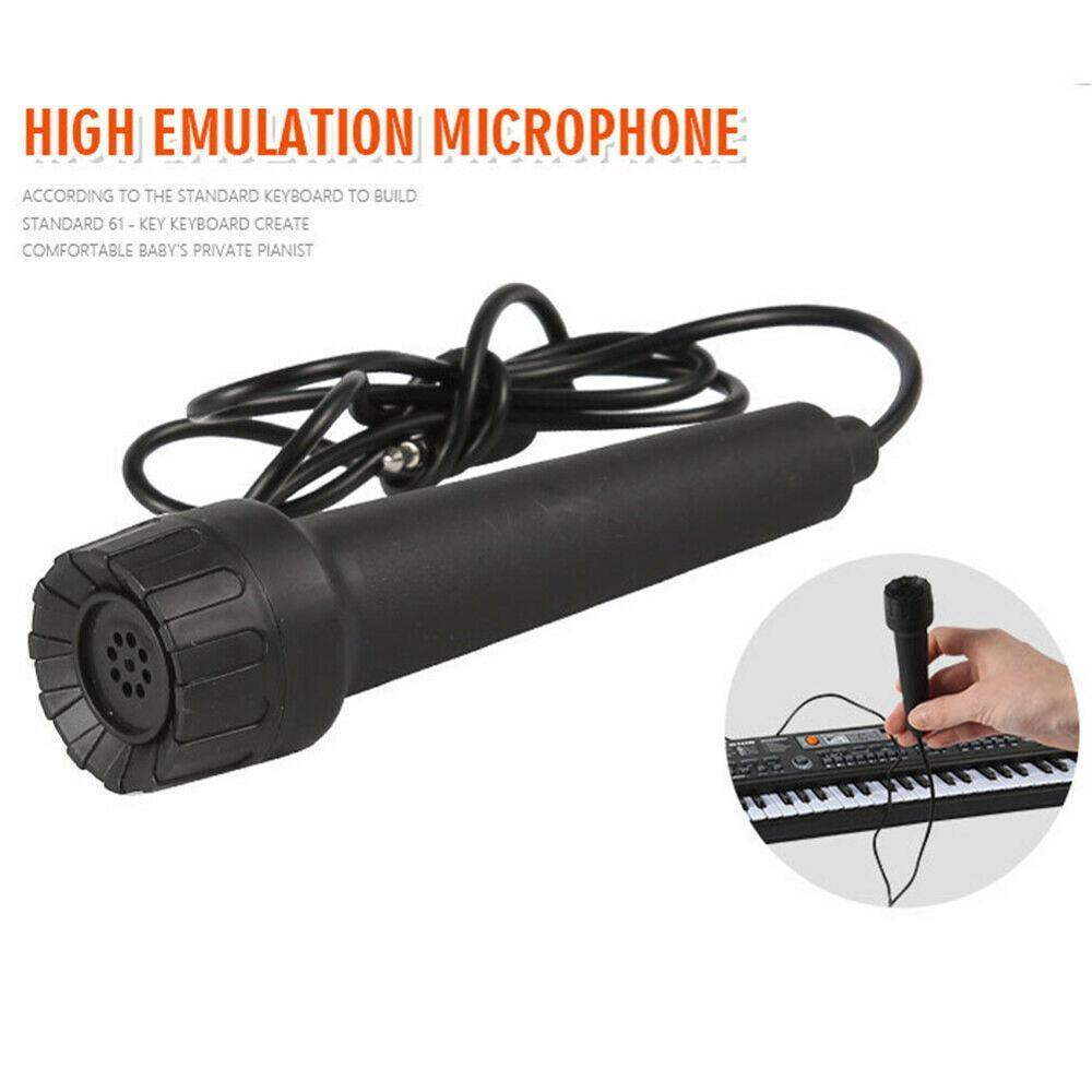 61 keys digital electronic keyboard and electric microphone led P0W7 music Y5D7