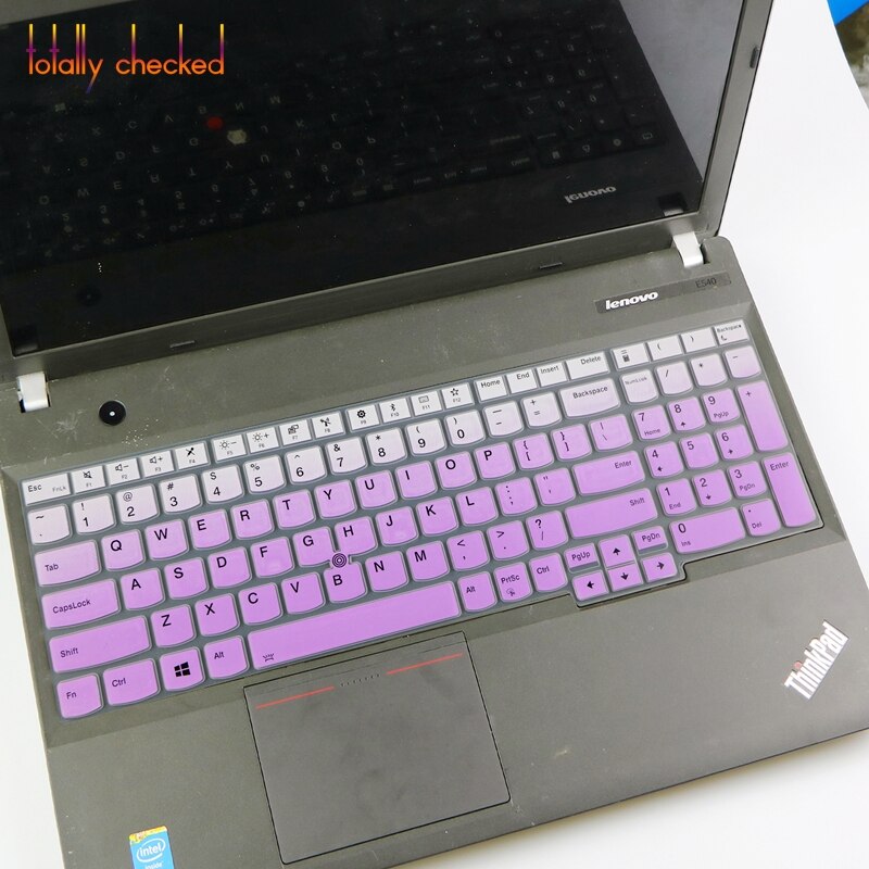 laptop Keyboard Cover skin protector for Lenovo ThinkPad P51s P52 P52s E580 E590 E595 L590/ThinkPad T570 T575 T580 T590 E15: fadepurple