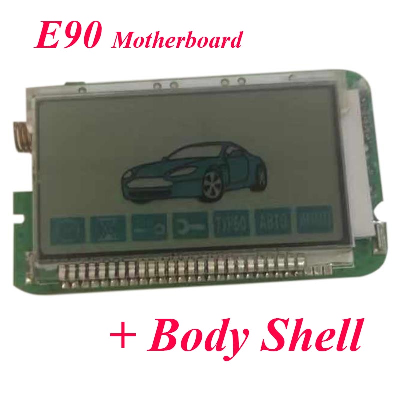 E90 Lcd Afstandsbediening Sleutelhanger Voor Russische Auto Alarm Systeem Starline E90 Lcd Remote Sleutelhanger Fob