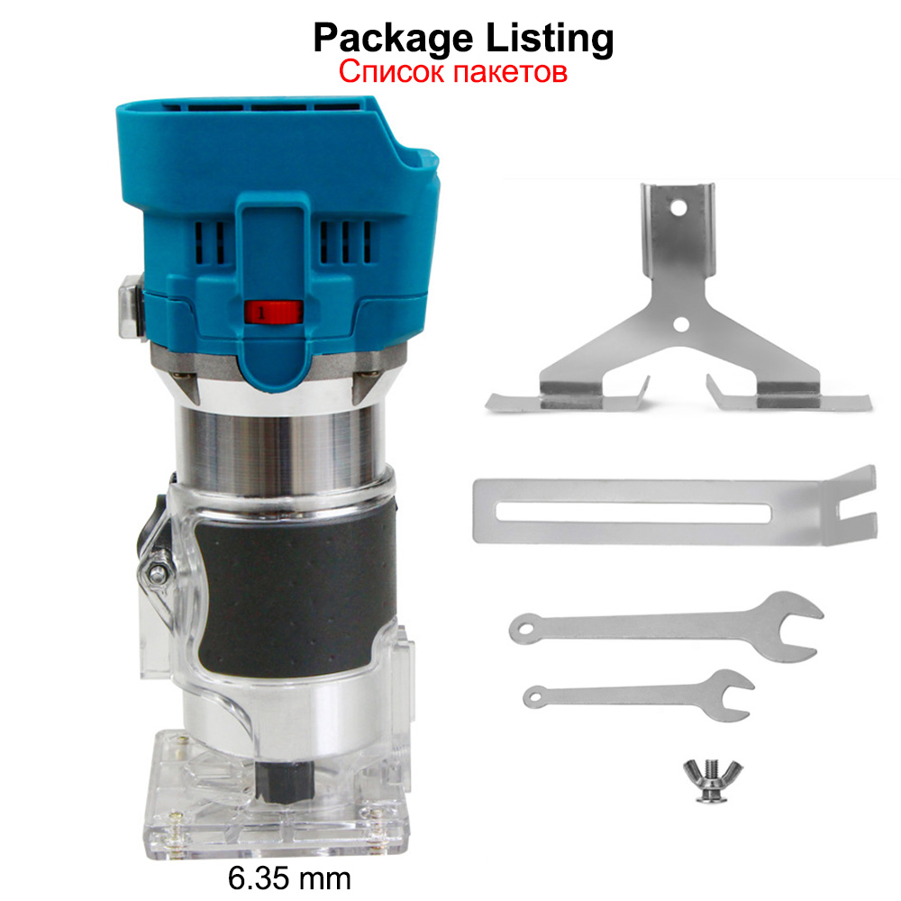 Fresadora de madera Manual, recortadora eléctrica de 6,35mm y enrutador de madera para carpintería, fresadora de 110v/220v, 3 opcionales: MR-2006A