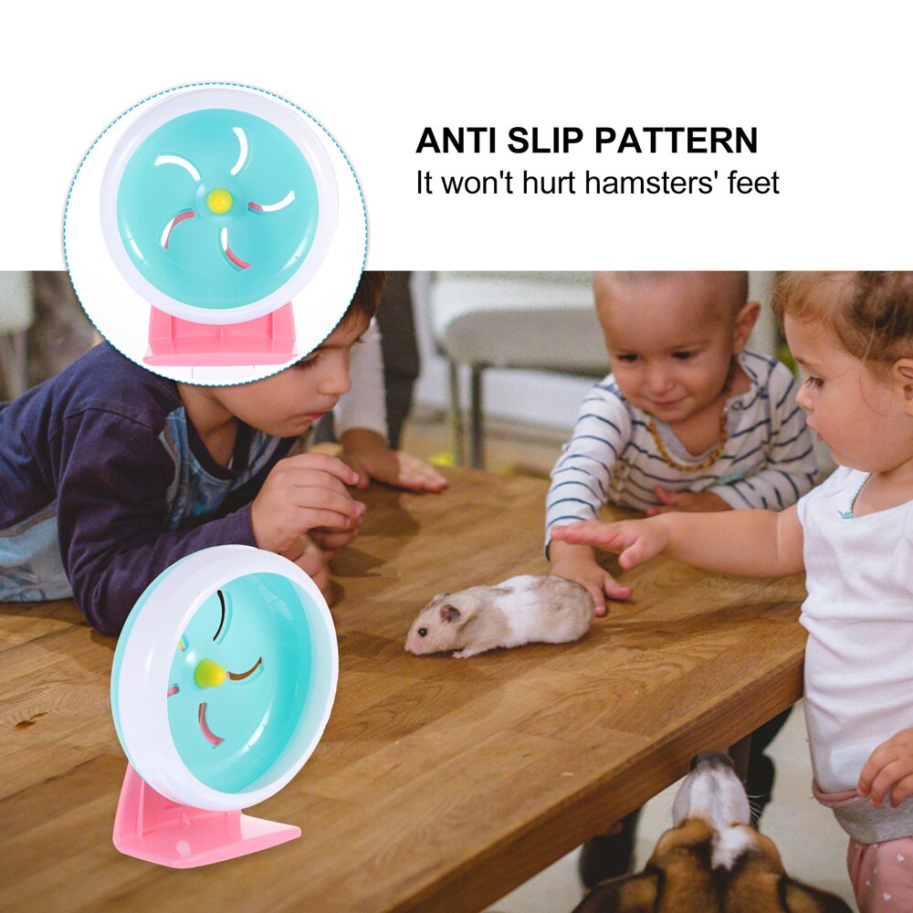 18cm Hamster Running Wheel For Hamster Gerbil Mice Silent Pet Spinning Wheel