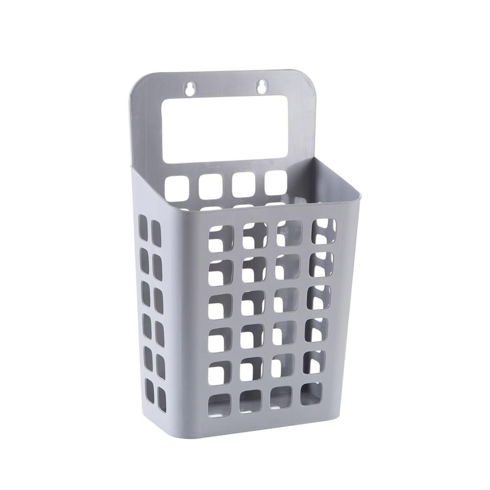OHTERHOUSE, cesta de colada colgante para ropa sucia, organizador de lavandería de plástico, cesto para lavar ropa, caja de almacenamiento de ropa: Gris