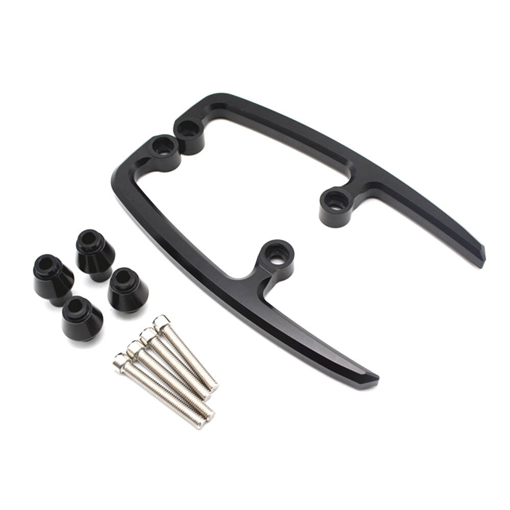 Motorcycle Rear Grab Bars Rear Seat Pillion Passenger Grab Rail Handle For Kawasaki Z650: Black