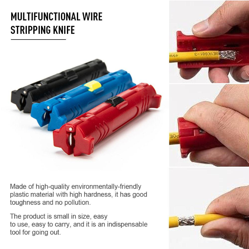 Multi-funktion Elektrische Abisolierzange Stift Kabel Cutter rotierend Koaxial Abisolieren Maschine Zangen Werkzeug