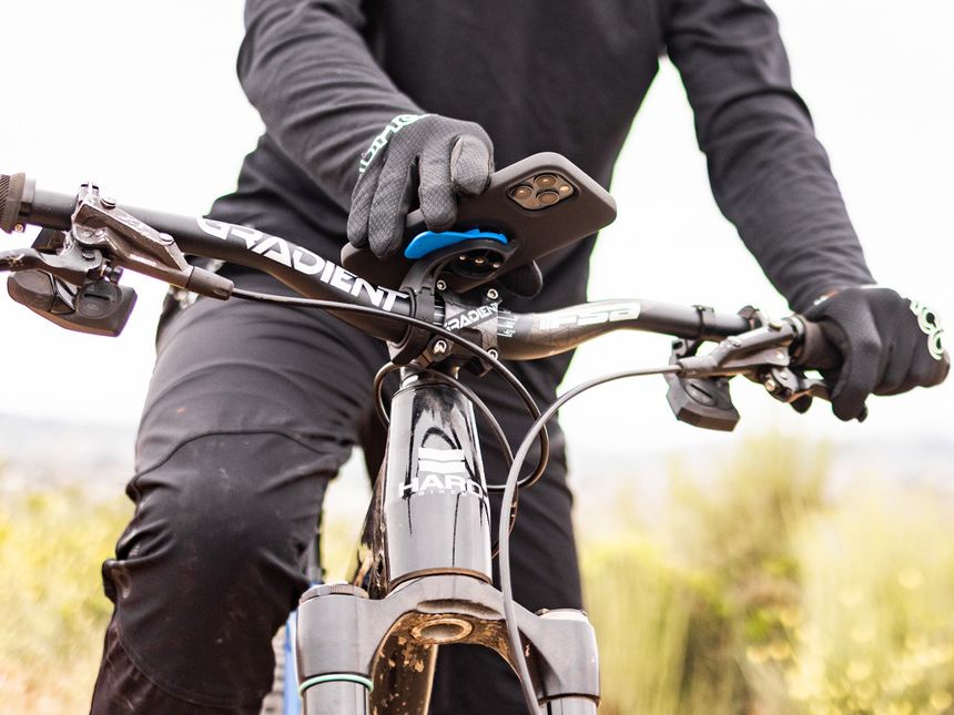 Quad sperren vorne gerichtete Fahrrad-Telefonhalterung zum Radfahren