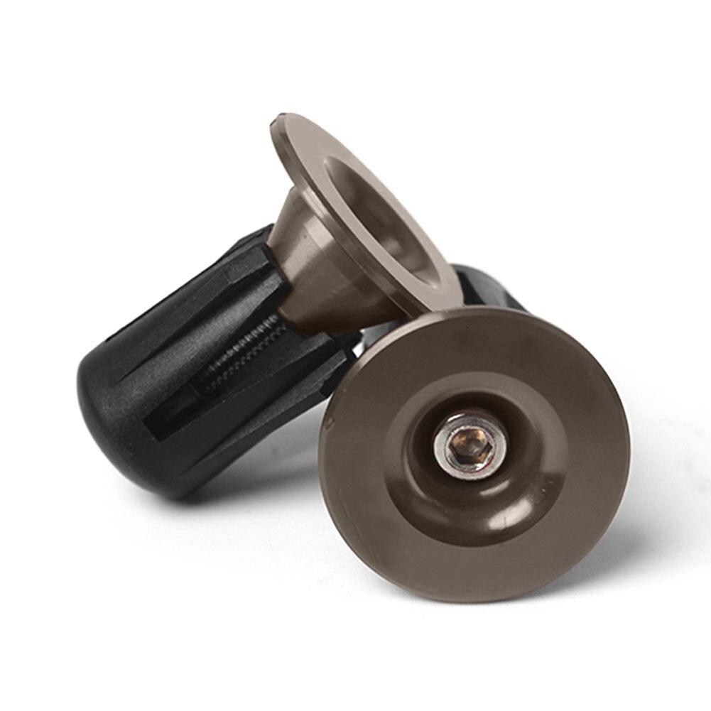 Góra rower blokada ze stopu aluminium zaślepka MTB Droga uchwyt rowerowy kierownica wtyczka zaślepka akcesoria rowerowe zaślepka zaślepka zaślepka: srebro