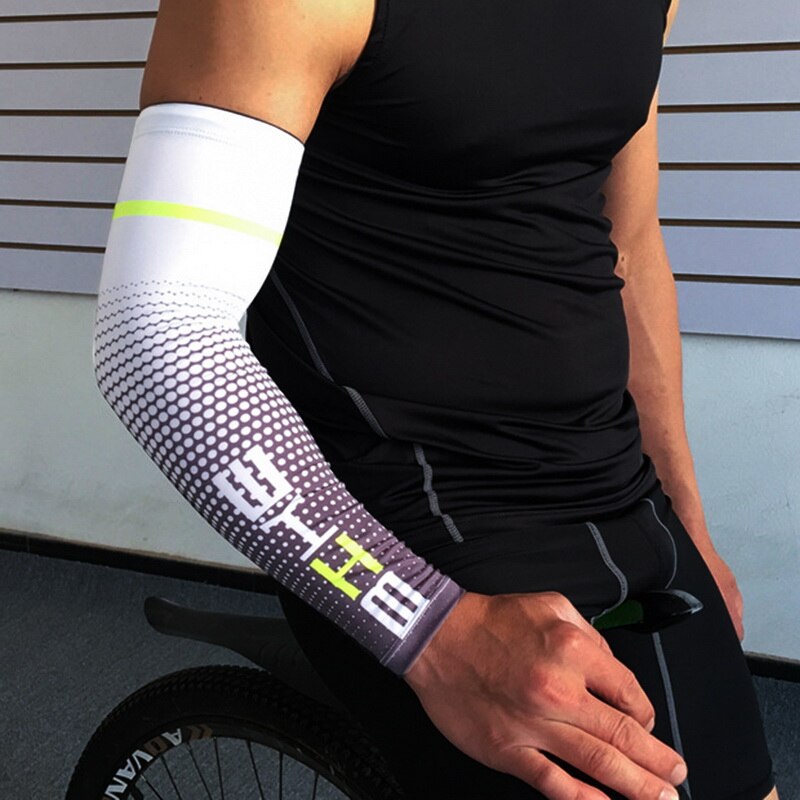 Manchettes de protection contre les uv pour hommes, idéales pour le cyclisme, la course à pied, le sport