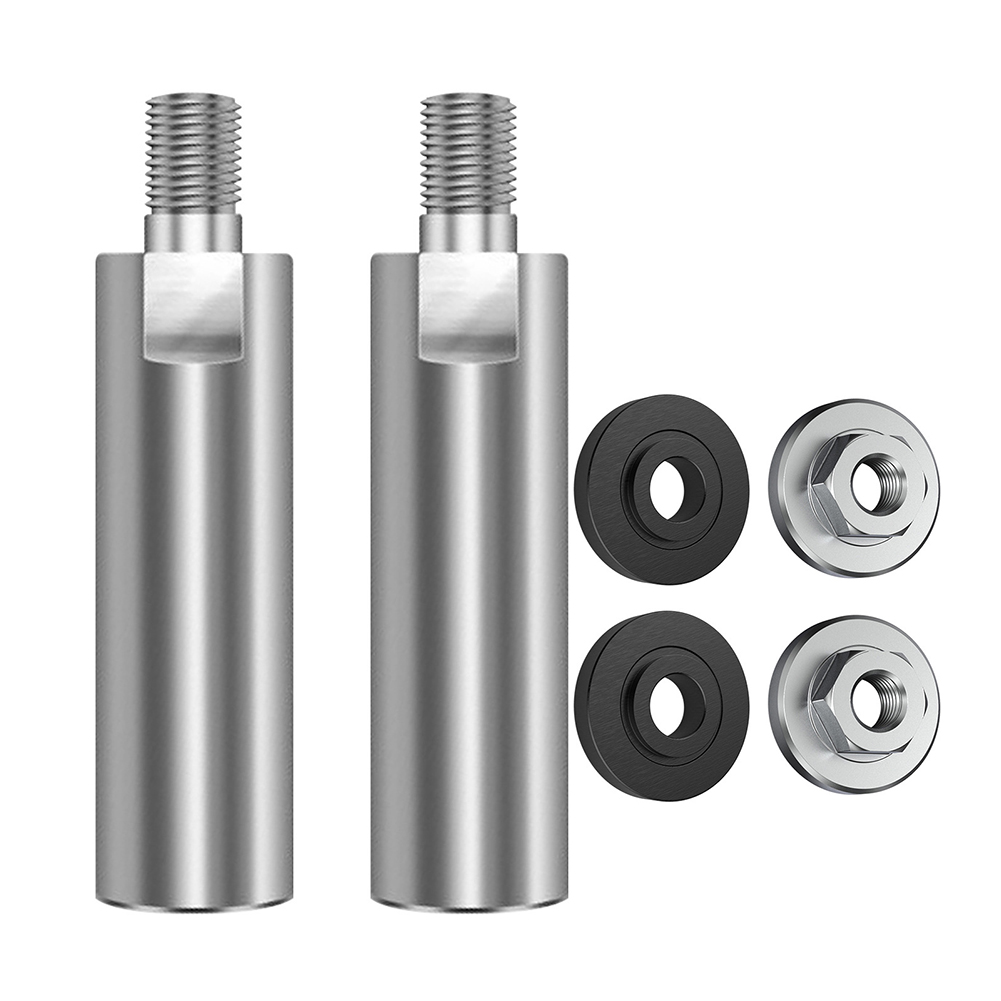 1/2/3PCS M10/M14 Thread Adapter Extension Rod 80mm Angle Grinder Extension Connecting Rod For Polishing Pad Grinding Connection: 2Pcs