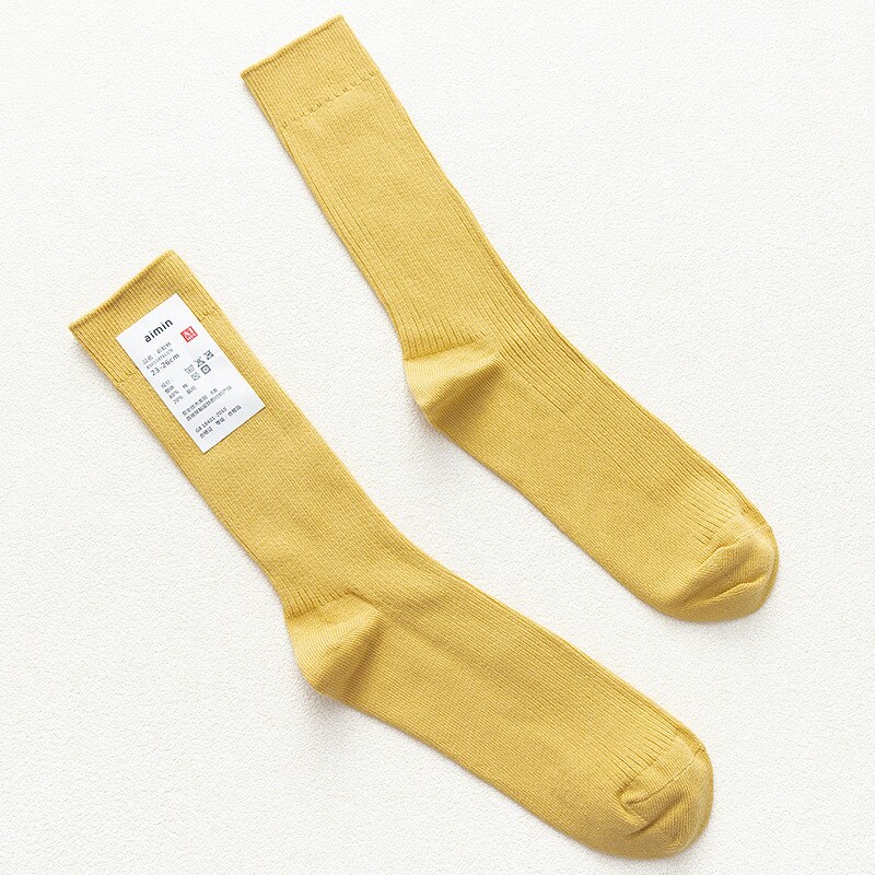 CHAOZHU Japanische Doppelnadeln Baumwolle Stricken Rippe Dünne Business Baumwolle Lange Herrensocken Stretch Casual Täglich Basic Markensocken: Schwärzlich Grün