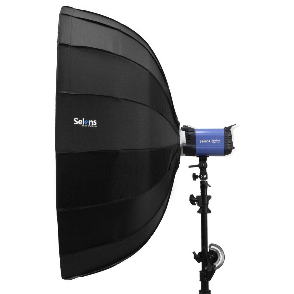 Selens 65cm Diffuser Reflector Parabolic Umbrella Beauty Dish Softbox For Off-camera Flash Fotografia Light Box Carrying Bag