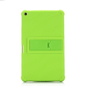 For Lenovo Tab 4 8 TB-8504X Case Shockproof Silicone Kickstand Back Cover for Lenovo TAB4 8 TB-8504 TB-8504F TB-8504N Kids Case: green