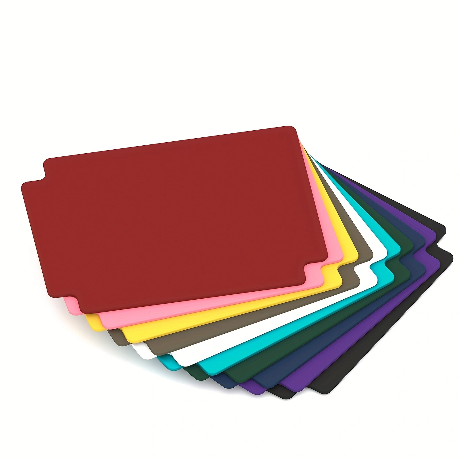 Ruilkaartverdelers voor opbergdoos, veelkleurige verdelers, 10-kleuren scheidingsteken met tabbladen, geschikt voor TCG 3,76 x 2,75 inch