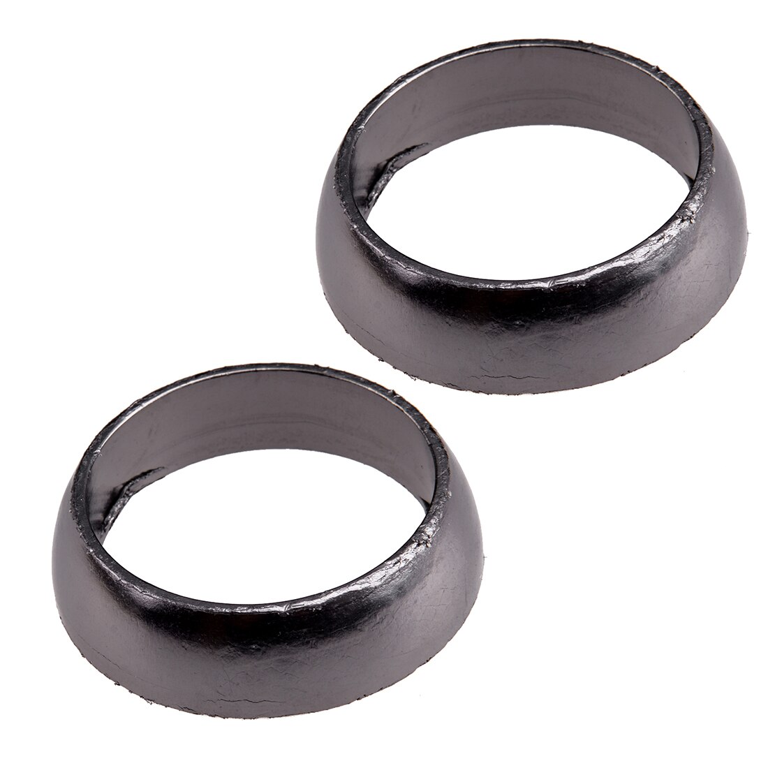 2 Stks/set Universele Auto Zilver Grafiet 2 "Binnendiameter Uitlaatdemper Pijp Om Spruitstuk Pakking Geschikt Voor Suv Accessoires