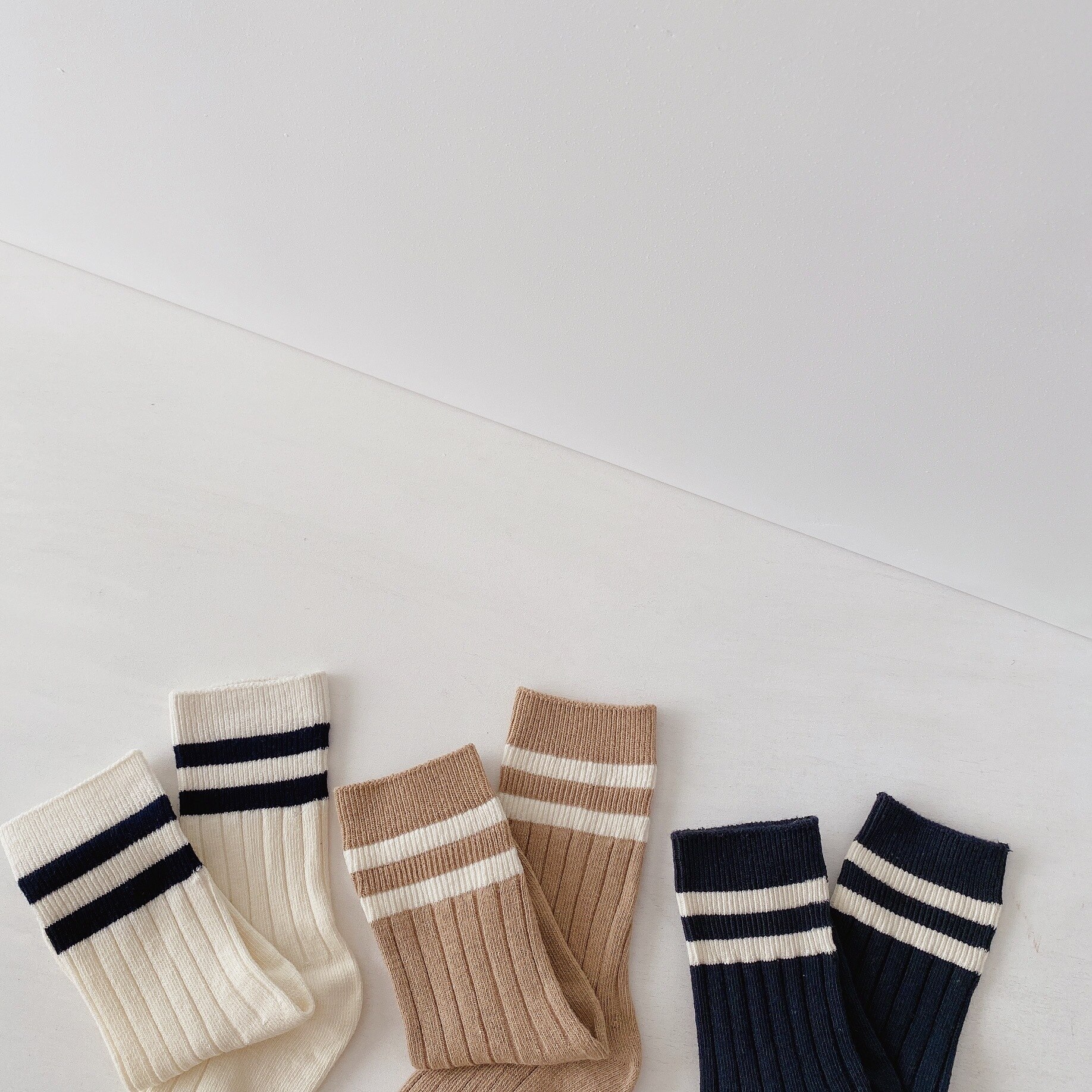 1-9 ans rayures sport Football enfants chaussettes enfant en bas âge bébé coton chaussettes bonbons couleur chauffe mignon garçon fille enfants chaussettes