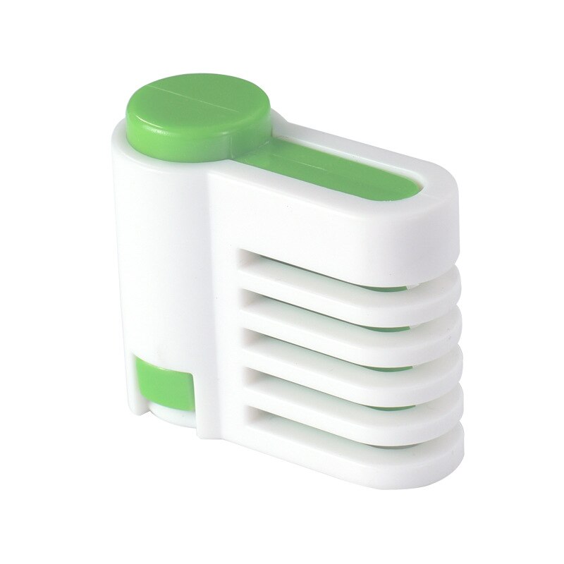 2 PCS Cake Toast Bread Slice Cutter Adjustable 5 Layers Cake Tools Fixator Guide Leveler Slicer Kitchen Tool: Green