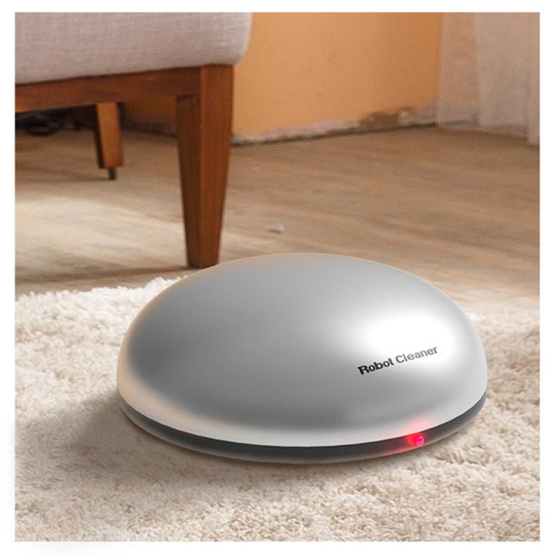 Automatic Robot Vacuum Cleaner Powerful Suction For Clean Carpet Pet Hair & Play With Cat Sweeper Machine Anticollision For Home