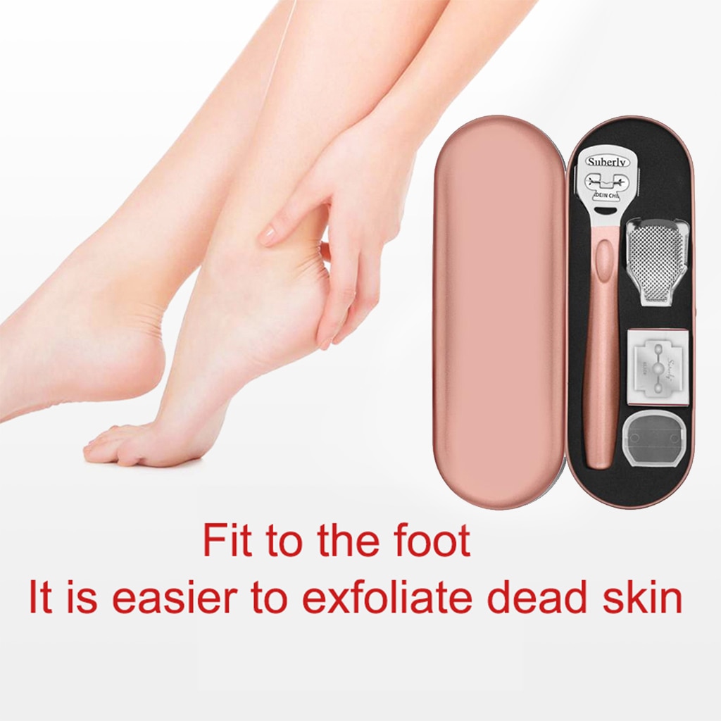 Foot Care Stainless Steel Cuticle Remover Dead Skin Removal Pedicure Skin Hard feet Shaver Pedicure Tools
