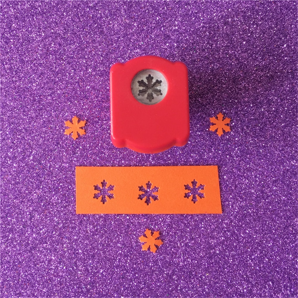 Mini DIY Stationery Kid Xmas Hand Press Album Paper Craft Punch Embosser Tree