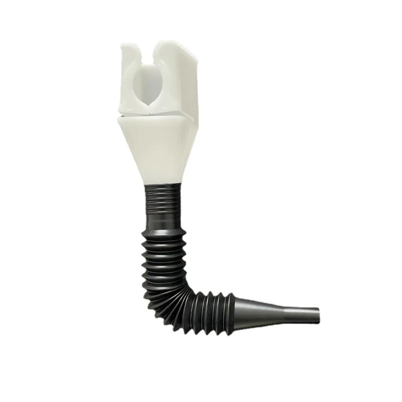 Embudo de aceite de motor de gasolina para repostaje de motocicleta y coche, herramienta de transferencia de filtro, embudo de aceite para cambio de aceite, Accesorios Para automóvil: Blanco