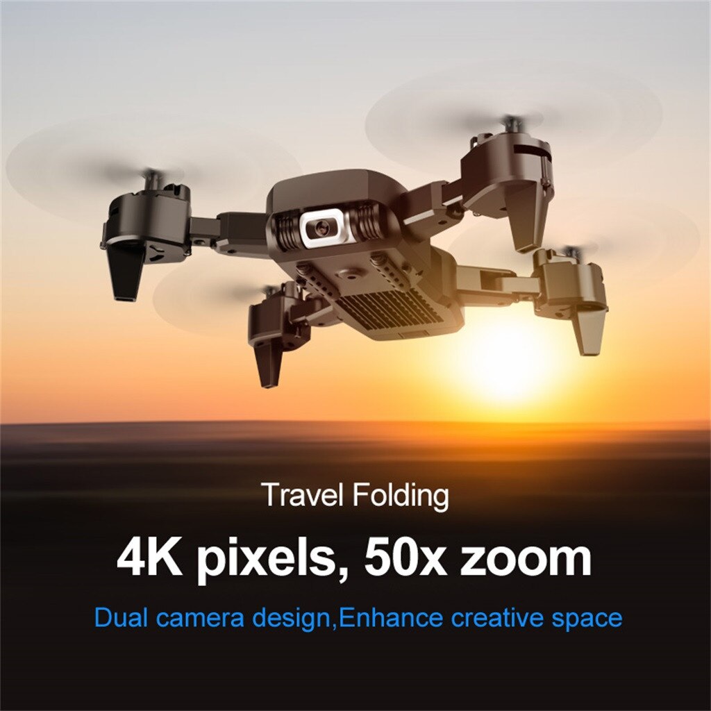 Dual Camera Wifi Fpv 4K Hd Camera Groothoek Optische-Flow Opvouwbare Selfie Drone # G4