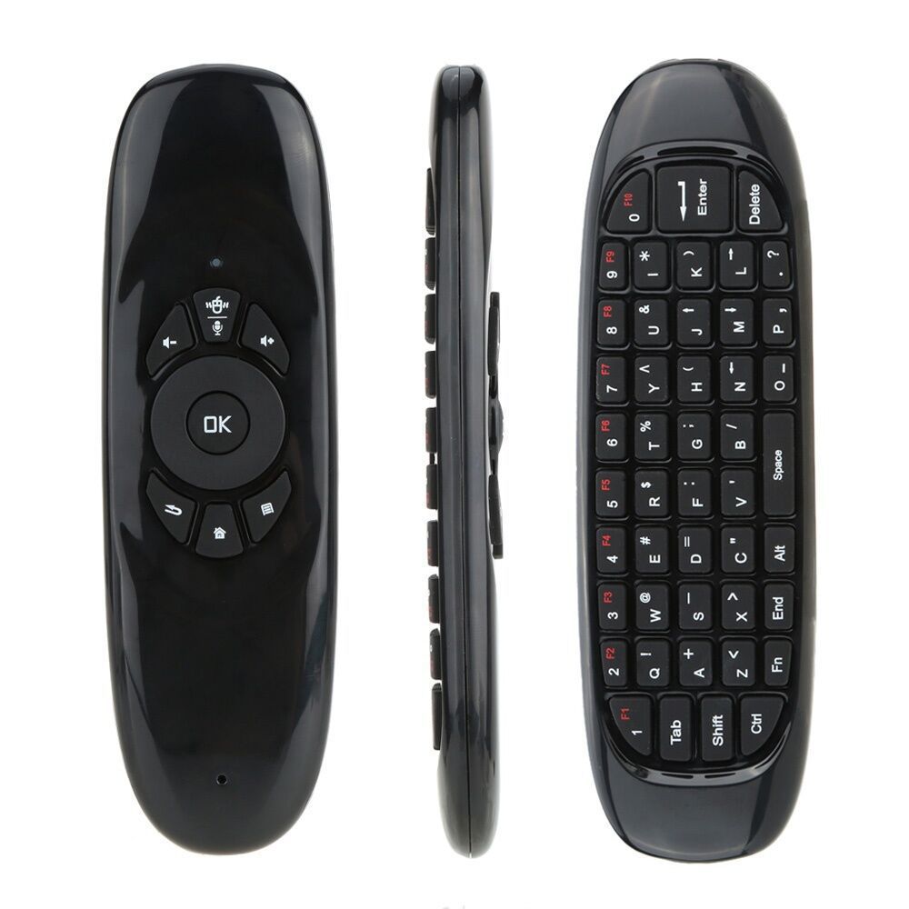 Draadloze Toetsenbord C120 Engels Russische 2.4G RF Lucht muis Afstandsbediening Met Voice Backlight voor Android Smart TV Box x96 MAX