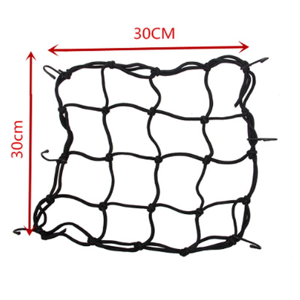 Motorfiets bagagenet fiets 6 haken vasthouden brandstoftank bagagenet web bungee zwart motorfiets fiets 6 haken tank auto styling