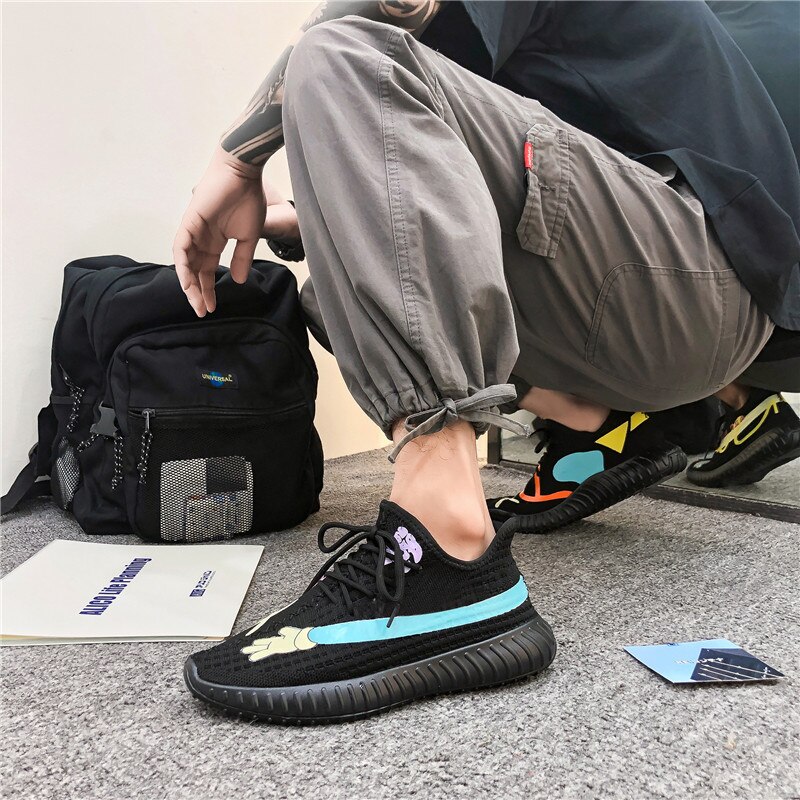 Summer Men Sneakers Breathable Men Shoes Slip On Sneakers For Men Cheap Men Loafers Shoes Without Laces