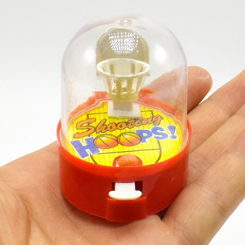 Mini Handheld Basketbal Hoops Schieten Speelgoed Kinderen Draagbare Interactieve Plastic Bal Speelgoed