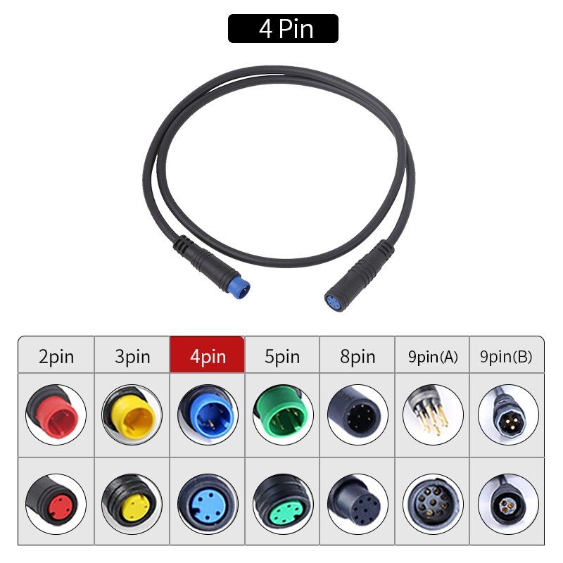 E-bike Cable For Bafang/8FUN Motor Kits Gear Sensor USB Programming Hydraulic Brake Sensor Display 5PIN Brake 3pin 1T4 1T2: 4Pin