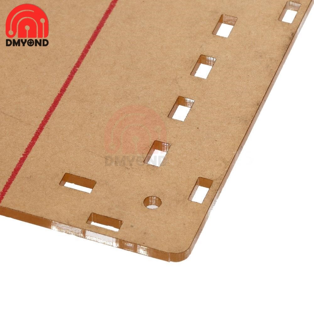 DSO138 osciloscopio de la caja de la cáscara de la cubierta de la estructura transparente para osciloscopios digitales portátiles Kit Protector DIY Accesorios