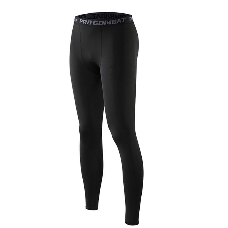 Herre kompressionsbukser strømpebukser kølige, tørre leggings sportsbaselayer løbetights atletisk træning aktive shorts: Xxl / Blå