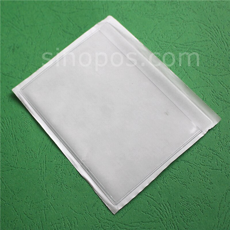 Adhesive Vinyl Pouch, A5 A4 tag PVC envelope self-adhesive sign holder ticket sleeves plastic price card label nameplate pockets
