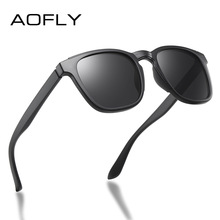 AOFLY Vierkante Zonnebril Mannen Gepolariseerde Brand Rijden TR90 Frame Reizen Vissen Zonnebril Mannelijke zonnebril heren UV400