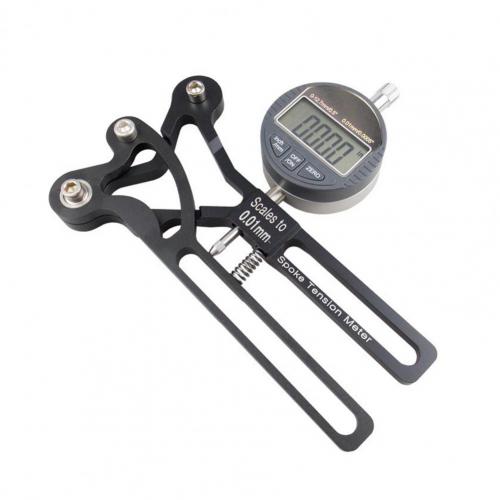 Tensiomètre à rayons Durable, outil de construction de roues précis et fiable, alliage d&#39;aluminium, accessoires de vélo de précision pour vélo de route: Black B