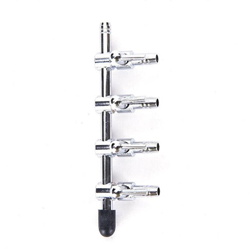 Aquarium Fish Tank Air Pump Splitter Distributor Flow Tube Pipeline Stainless Steel Control Valve Aquaria Accessories 5 Ways: 04