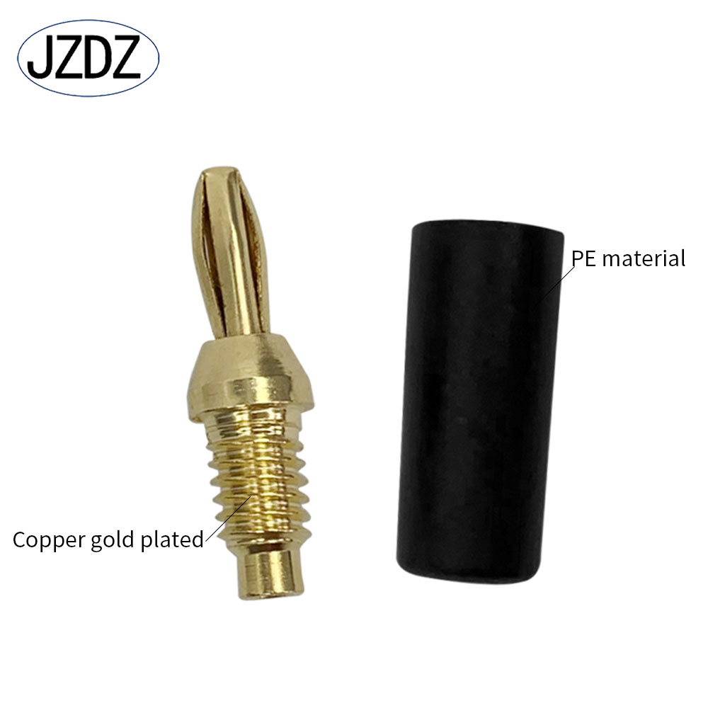 Jzdz 10 Stks/partij 2.5Mm Banana Plug Elektrische Connector Adapter 5 Kleuren J.10007