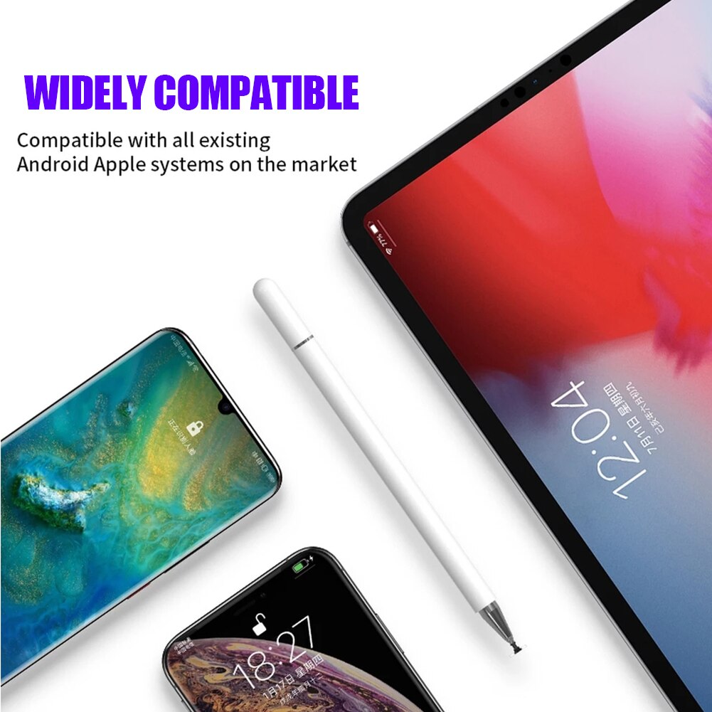 Universal Capacitive Touch Stylus Pen For Iphone Android Tablet Smartphone Drawing Smart Stylus Pens Tablet Mobile Phone Pen