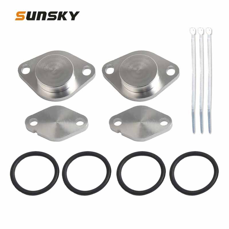 Car Aluminum Full EGR Removal / Blanking Kit for Land Rover Discovery 3 / Range Rover Sport TDV6