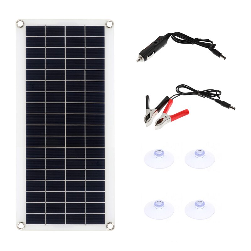 1000W Panel słoneczny 12V ogniwo słoneczne 10A-60A kontroler Panel słoneczny do telefonu RV samochód MP3 ładowarka padów zewnętrzny akumulator: only Solar Panel