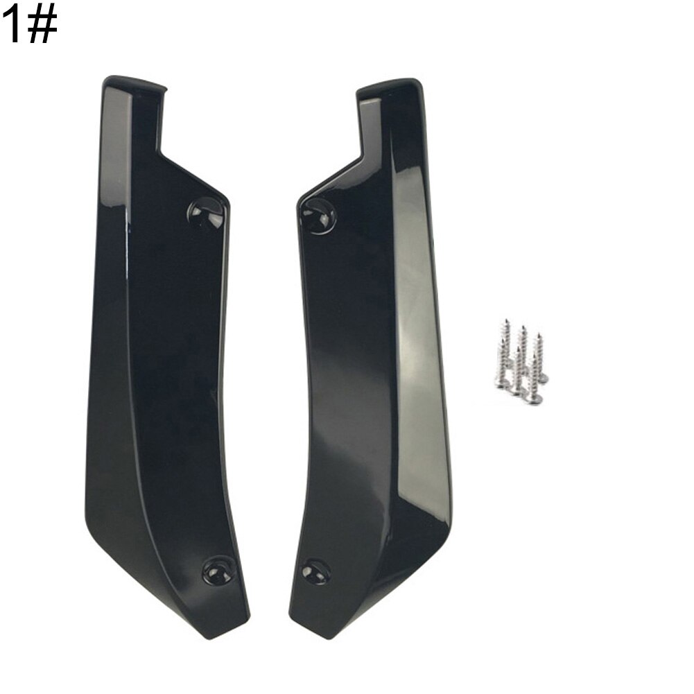 2 st universal bil bakre stötfångare läpp spoiler diffuser splitter repskydd universal biltillbehör: 1