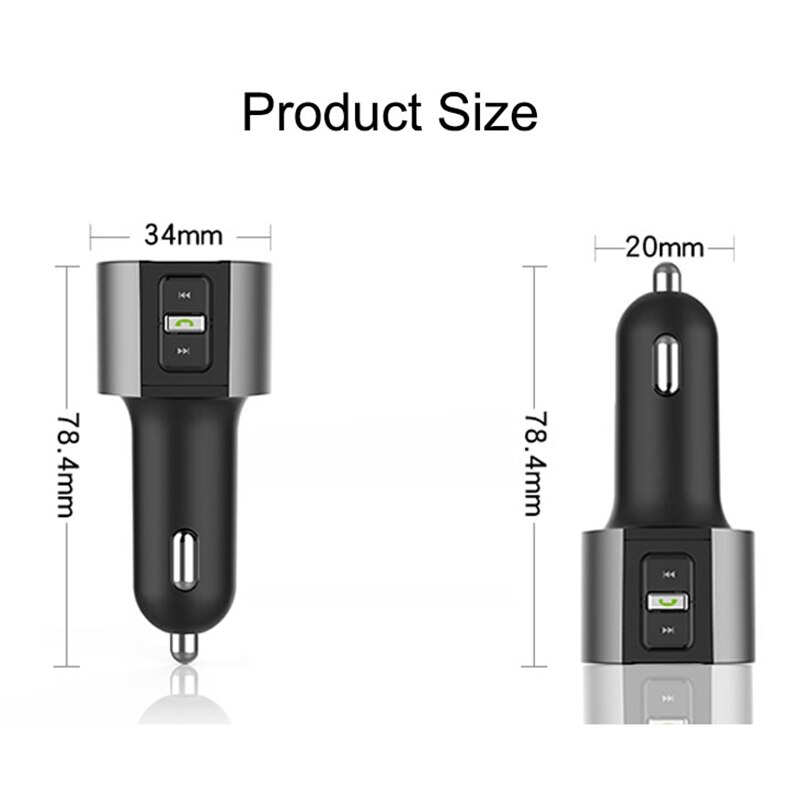 C26S Car MP3 Player Bluetooth FM Transmitter Car o Receiver