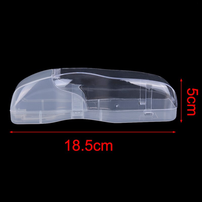 Caja de embalaje para gafas de natación, estuche de plástico transparente, protección antivaho, impermeable, portátil, Unisex, 1 ud.