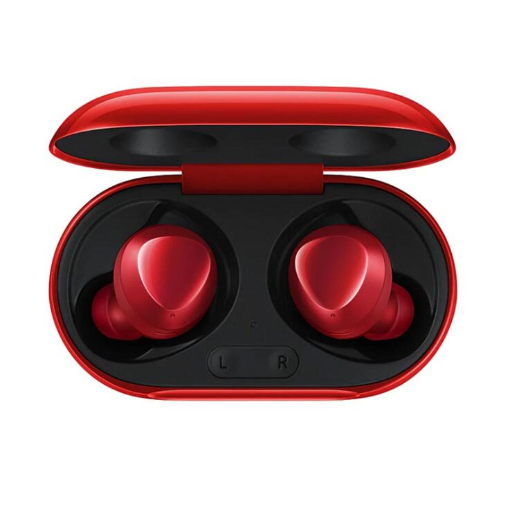 R175 intelligens trådlöst bluetooth headset vattentätt touch sport hörlurar brusreducering med laddningsbox: Röd