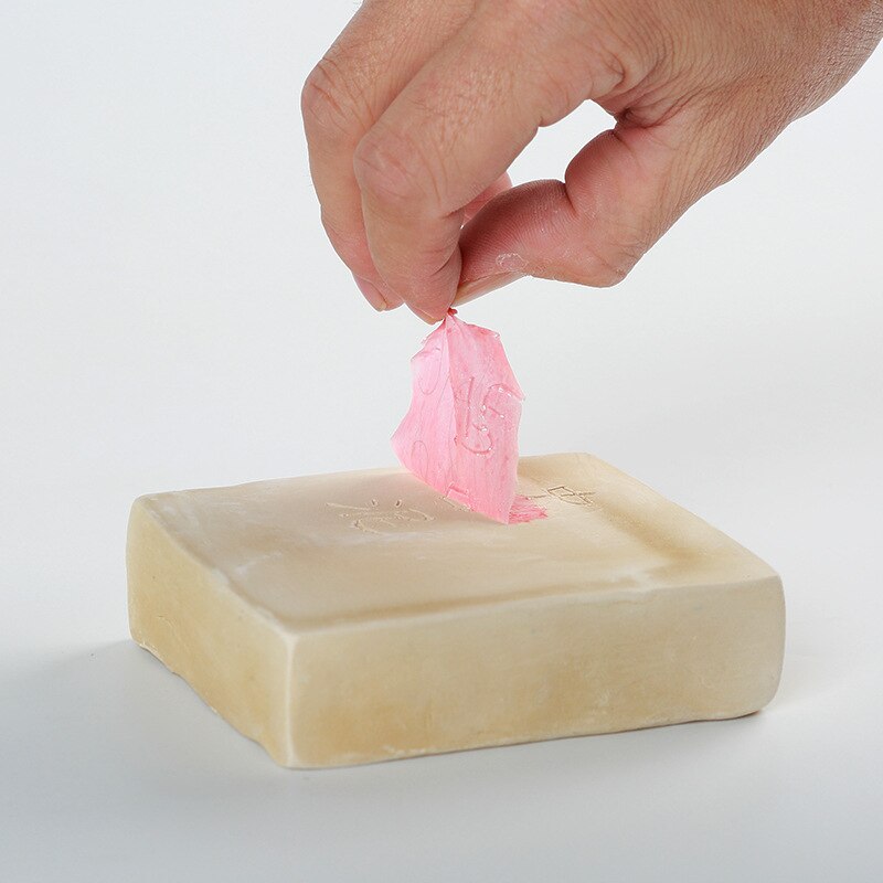 Colle pelable en céramique rose 80ml, matériel auxiliaire de glaçure de placage, colle à séchage rapide, impression de glaçure, fournitures de poterie