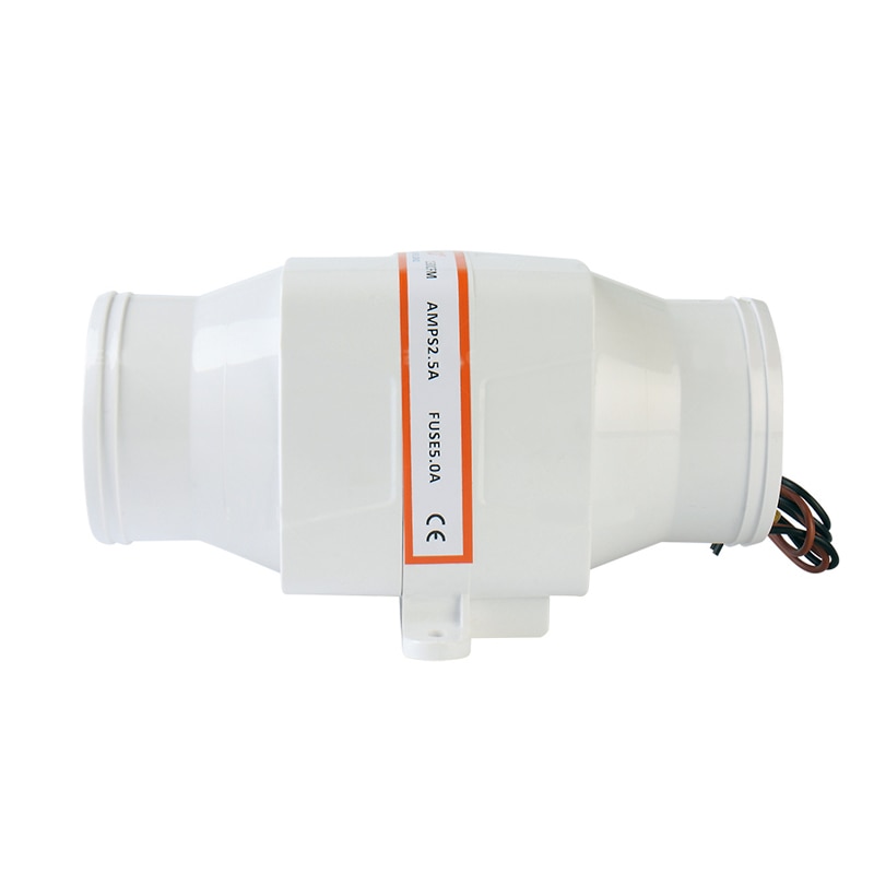 3/4 inch In-Line air blower boat bilge engine galley marine ventilation fan ventilator inline duct fan exhaust fan DC12V 24V