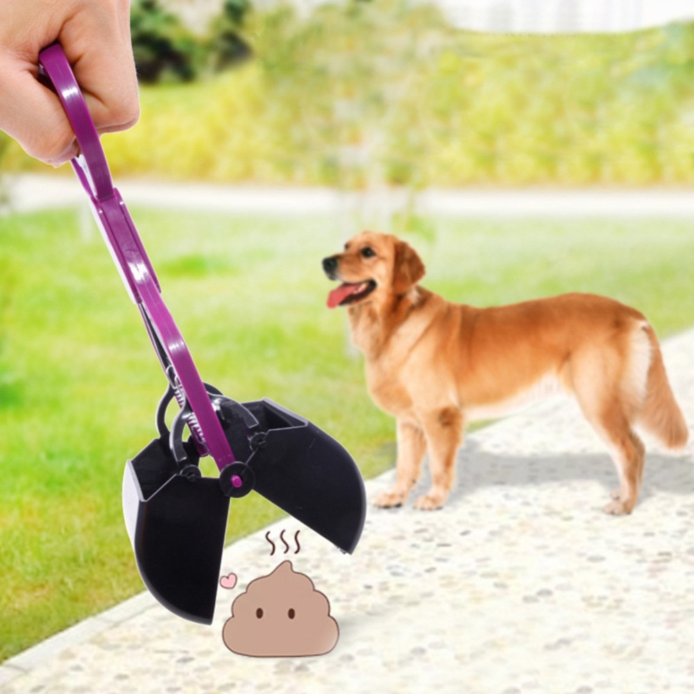 Willekeurige Kleur 1 st Duurzaam Dierbenodigdheden Accessoires Hond Kak Scooper Pickup Clip Yard Schoonmaken Schop Tool #269717
