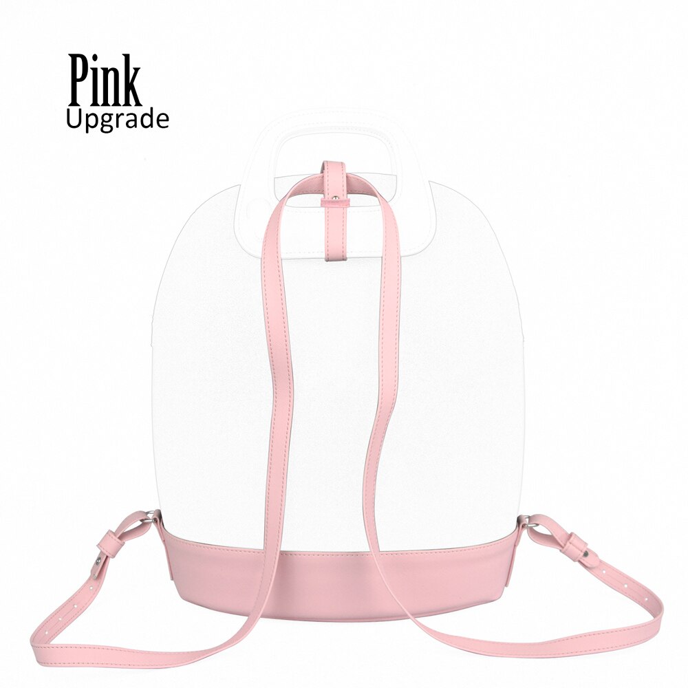 Slim Soft PU Leather Buckle Strap Bottom Backpack belt for Obag 50 O Bag 50: pink